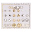 Fako Bijoux® - 12 Paar Oorbellen Op Kaart - Steker - Mix - 12 Paar - Peace & Chill