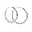Fako Bijoux® - Bali Oorringen - Mako - 15mm - Zilverkleurig