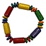 Fako Bijoux® - Armband - Hout - Mix - Multi 1