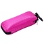 Fako Bijoux® - Brillenkoker - Hard Case - Met Clip - Honingraad - Roze