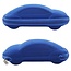Fako Bijoux® - Brillenkoker - Auto - EVA - Met Rits - Nylon - Royal Blauw