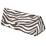 Fako Bijoux® - Brillenkoker - Opvouwbaar - 16x7x6.5cm - Zebra