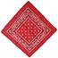 Fako Bijoux® - Boerenzakdoek Rood - Bandana Rood - Zakdoek Rood - 10 Stuks