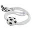 Fako Bijoux® - Brillenkoord - Kids - Nylon - Voetbal - Wit