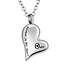 Fako Bijoux® - Ashanger / Assieraad - Hart - Oma - Edelstaal - Zilverkleurig