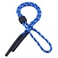 Fako Bijoux® - Universeel Verstelbaar Brillenkoord - Brilband - Nylon & Rubber - Blauw/Zwart/Wit