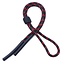 Fako Bijoux® - Universeel Verstelbaar Brillenkoord - Brilband - Nylon & Rubber - Zwart/Rood