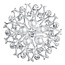 Fako Bijoux® - Broche - Ster Bloem Met Parels Anabel - 45x45mm - Zilverkleurig