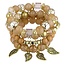 Fako Bijoux® - Armband Set - Boho - Bohemian - Blaadjes - Beige