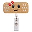 Fako Bijoux® - Badgehouder - Sleutel Houder - Rolspeld - Verpleegster - Zuster - Pleister Strikje Rood