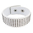 Fako Bijoux® - Armband - Studs - Bolletjes - Wit