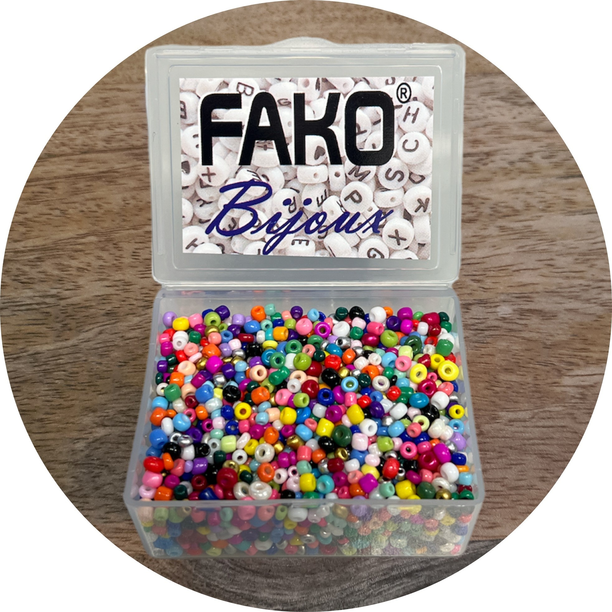 Fako Bijoux® - DIY Kralen - Glas Zaad Kralen - Sieraden Maken - 2-3mm - 2300 Stuks - Mix - Fako Bijoux