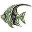 Fako Bijoux® - Broche - Maanvis - 57x46mm - Groen