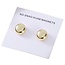 Fako Bijoux® - 2x Magnetische Broche - Hoofddoek Magneet - Sjaal - Hijab - Abaya - 12mm - 2 Stuks - Goud