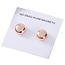 Fako Bijoux® - 2x Magnetische Broche - Hoofddoek Magneet - Sjaal - Hijab - Abaya - 12mm - 2 Stuks - Rosé Goud