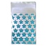 Fako Bijoux® - 100x Uitdeelzakjes - Cellofaan Plastic Traktatie Kado Zakjes - Snoepzakjes - Sterren - 10x8cm - Blauw