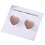 Fako Bijoux® - 2x Magnetische Broche Hart - Hoofddoek Magneet - Sjaal - Hijab - Abaya - 14mm - Set 2 Stuks - Mat Beige