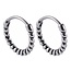 Fako Bijoux® - Bali Oorringen - Farao - 14mm - RVS - Staal - Zilverkleurig