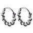Fako Bijoux® - Bali Oorringen - Figi - 15mm - RVS - Staal - Zilverkleurig
