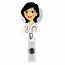 Fako Bijoux® - Badgehouder - Sleutel Houder - Rolspeld - Verpleegster - Nurse Anna