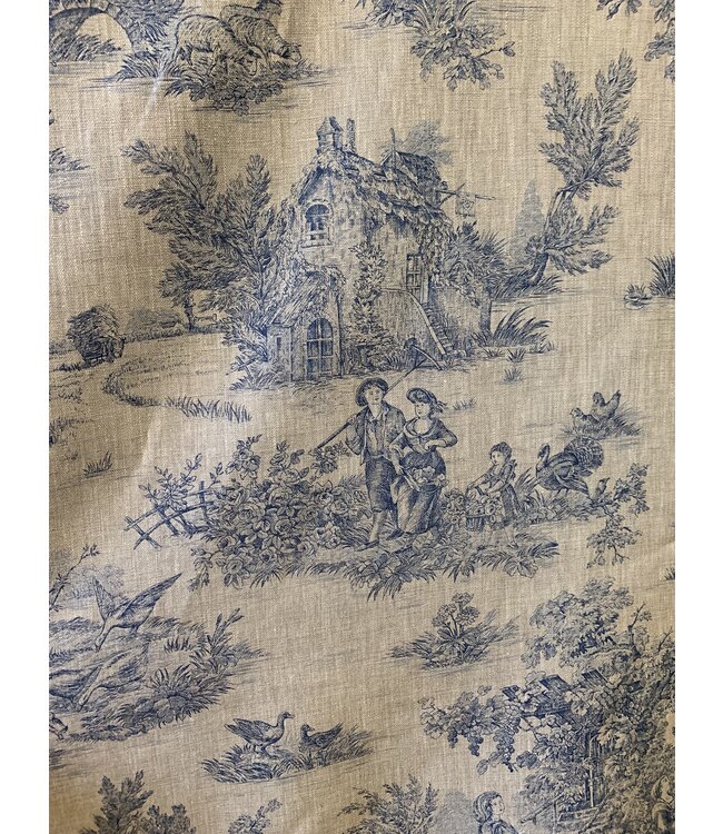 Le grenier du lin Stof "Toile de Jouy"