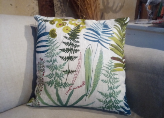 Le grenier du lin "Brocéliande" cushion