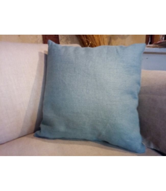 coussin " bleu océan "