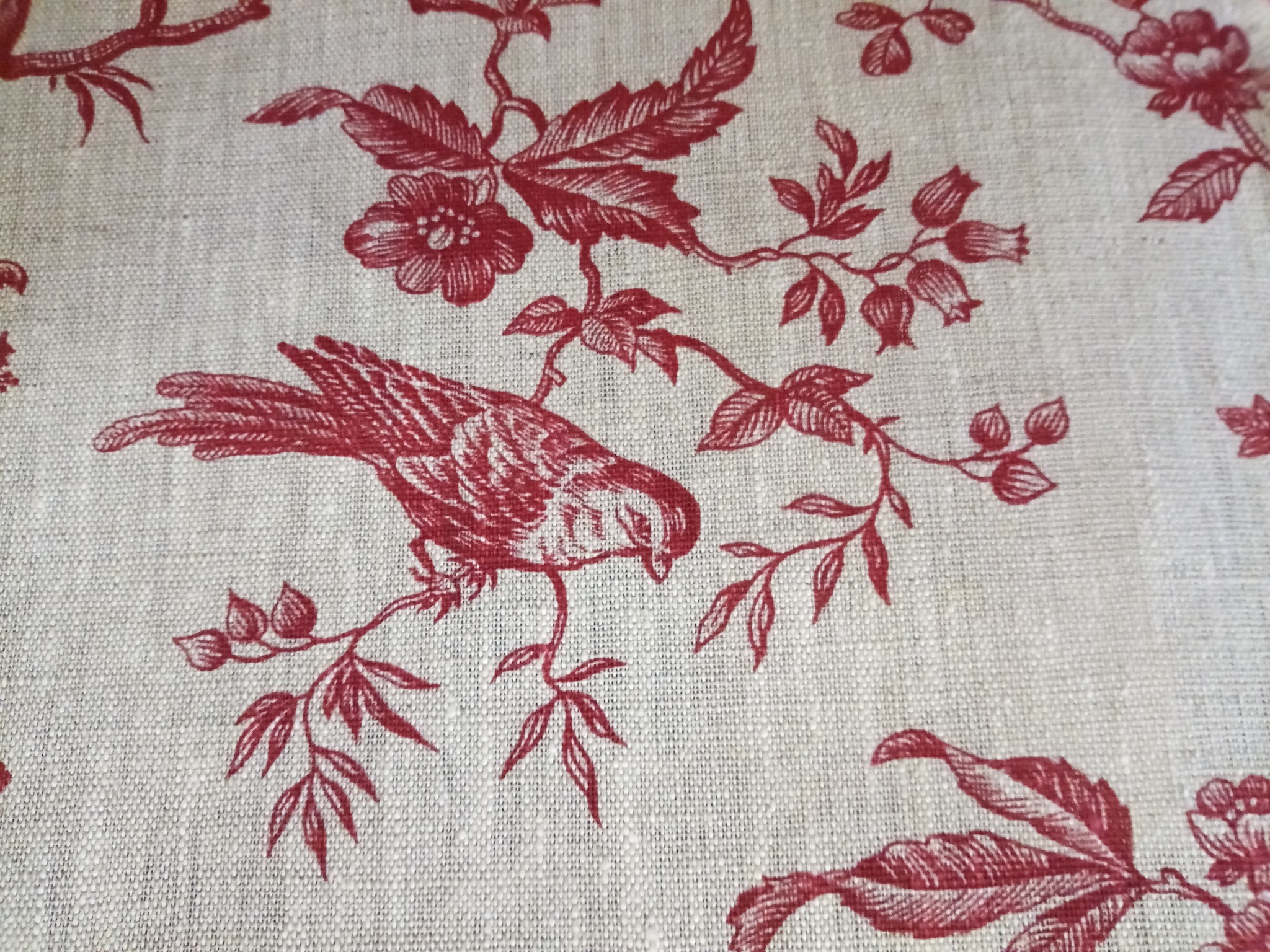 Fabric Red tit
