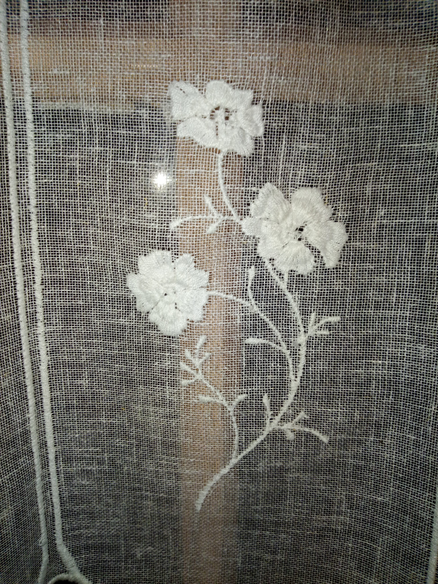 Curtain "Linen flower"