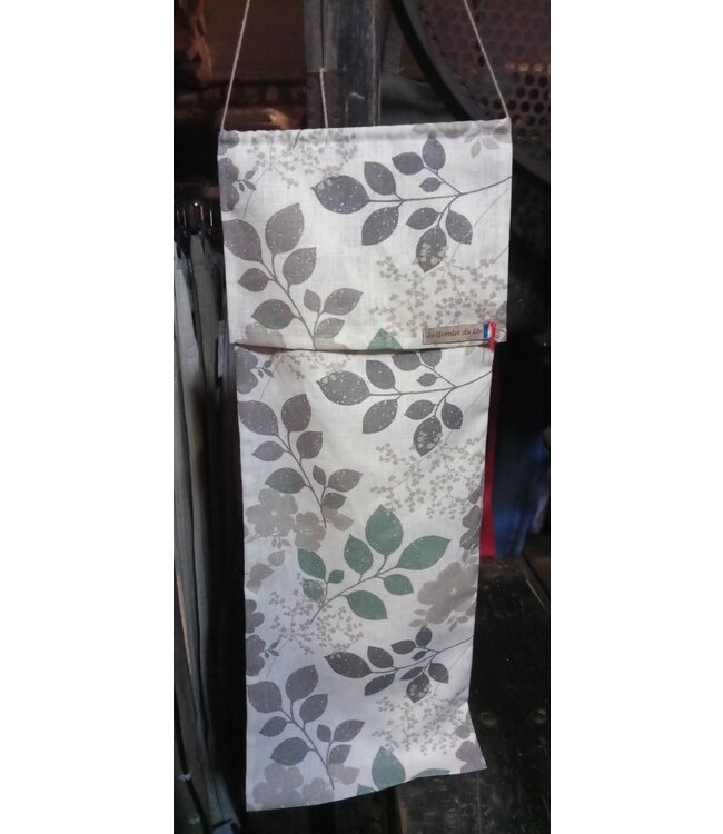 Le grenier du lin Sac  à baguette " fleuri "