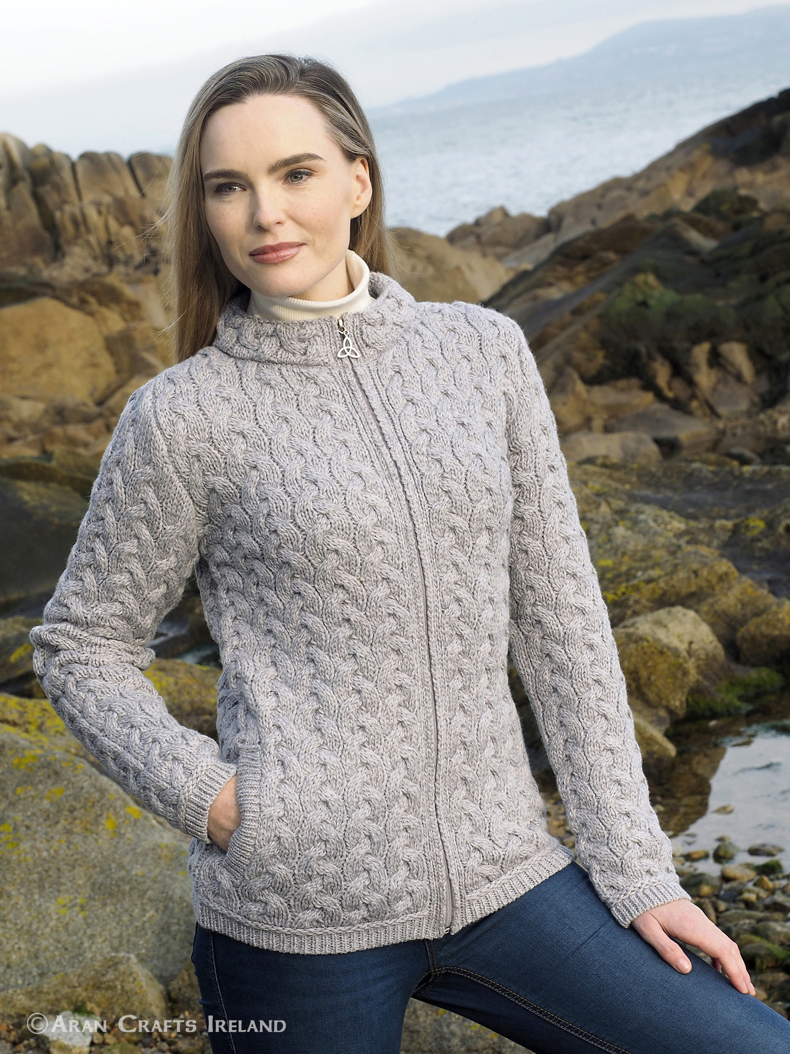 aran craft Gilet munster X5038