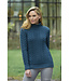 aran craft "THE HEARTS  / C4767" Ierse trui met opstaande kraag