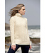aran craft "THE HEARTS  / C4767" Ierse trui met opstaande kraag