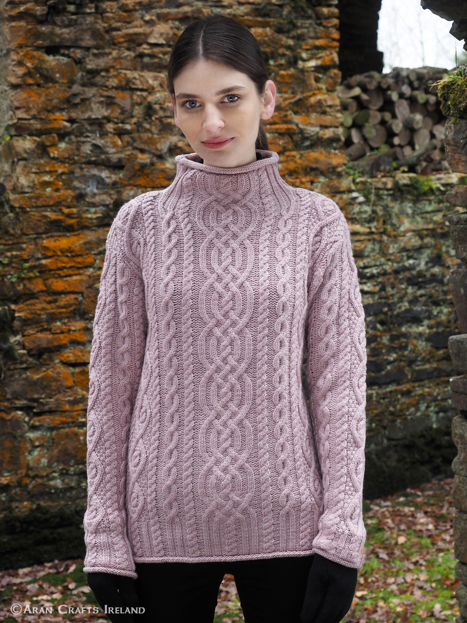 aran craft CR4690 klymore sweater