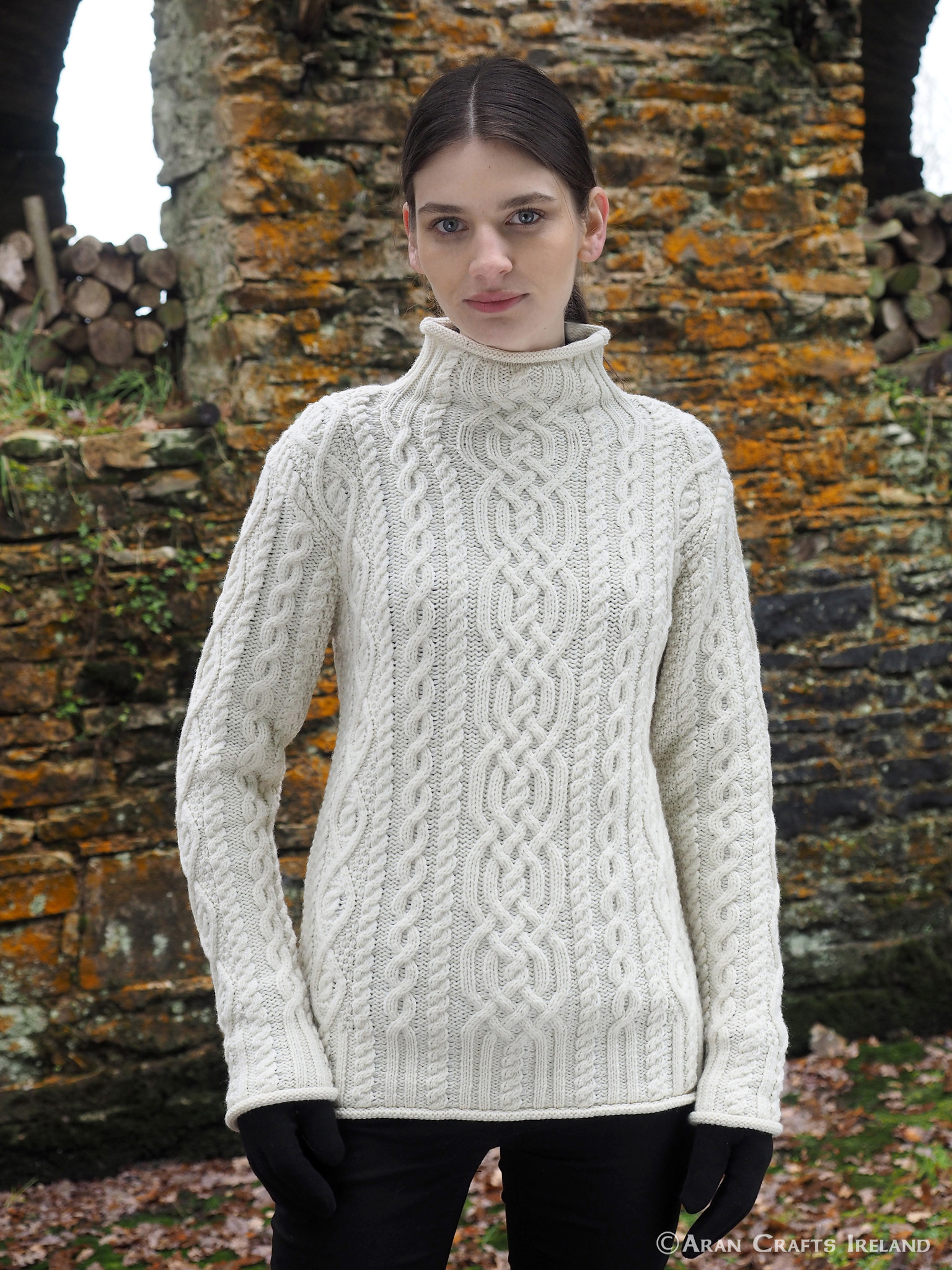 aran craft CR4690 klymore sweater