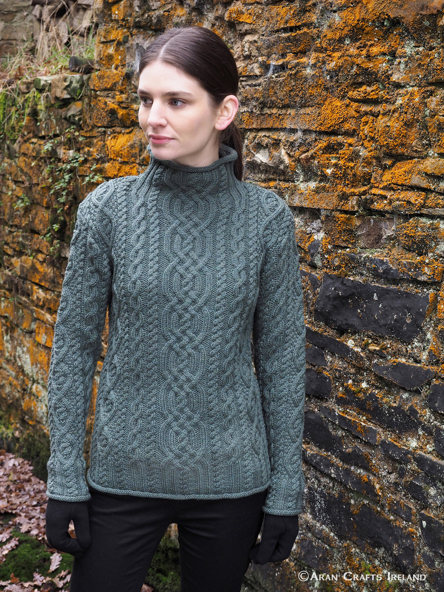 aran craft CR4690 klymore sweater