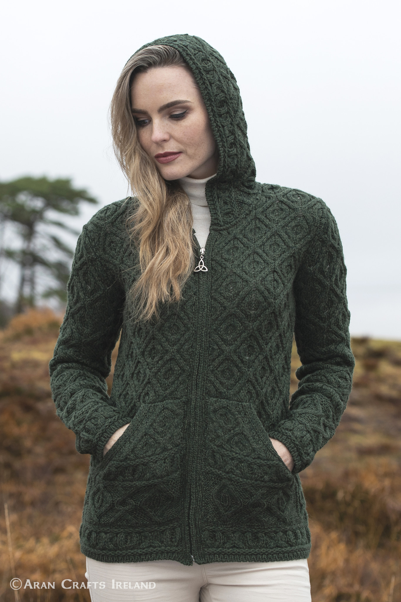 aran craft Cardigan  skellig HD5001