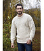 aran craft "INIS MOR / C1347" Ronde hals Ierse trui