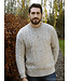 aran craft "INIS MOR / C1347" Ronde hals Ierse trui