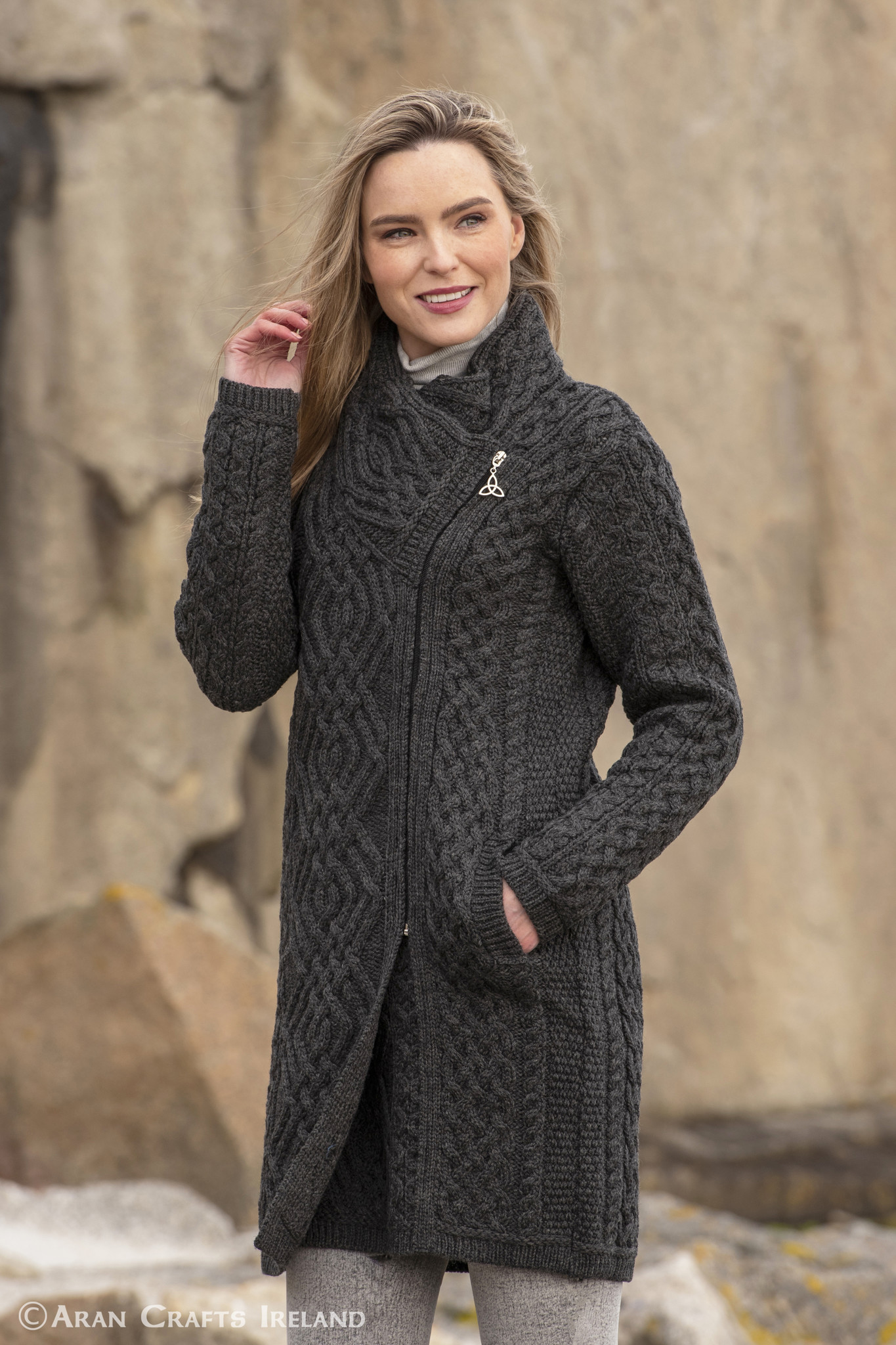 aran craft Liffey-vest Z4631