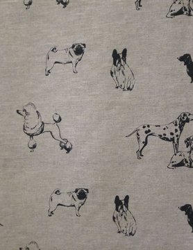 "Dogs" fabric