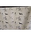 Linen fabric dogs