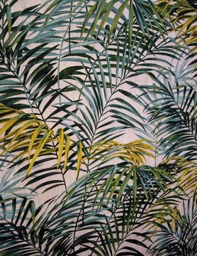 Tissu en lin palmier