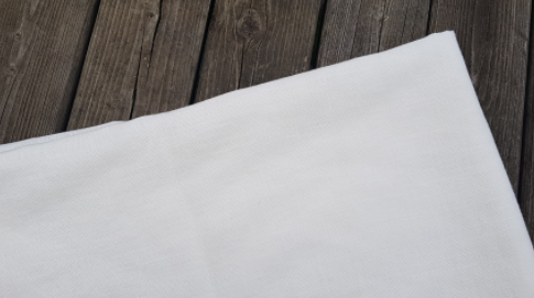 Off-white linen fabric