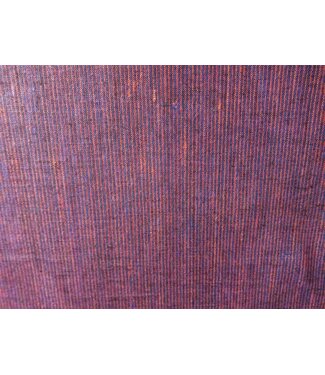 Rood en blauw gestreepte linnen stof