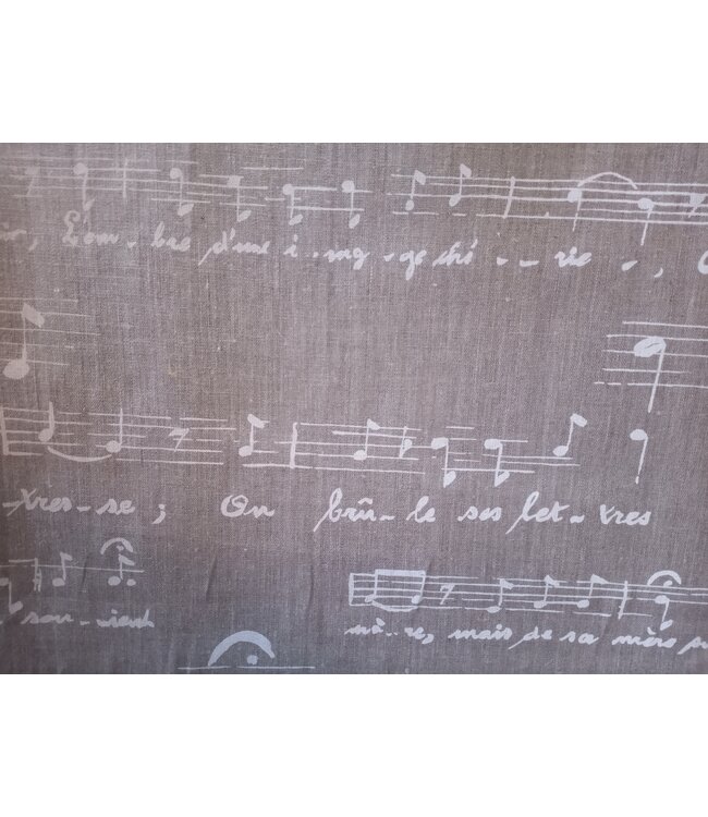"Music score" fabric