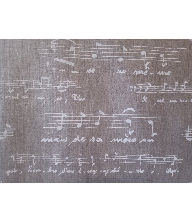 "Music score" fabric