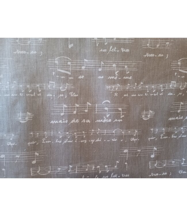 "Music score" fabric