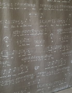 "Music score" fabric