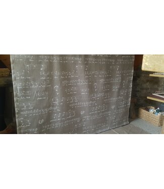 Tissu "partition  de musique"